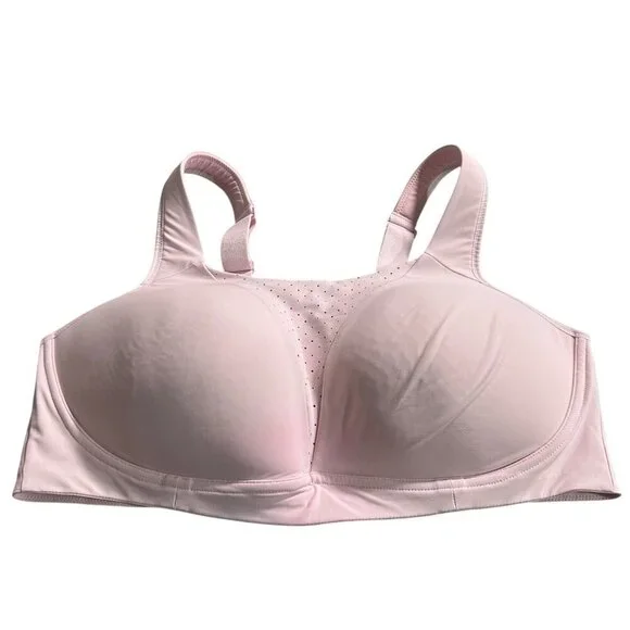 Lululemon Run Times Sports Bra High Support Pink Peony 40DD Running Gym Athletic - Picture 2 of 11